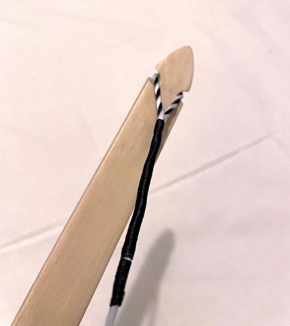 Thumbnail: "The Longmere" - Handmade Longbow, Lemonwood & Hickory Laminate