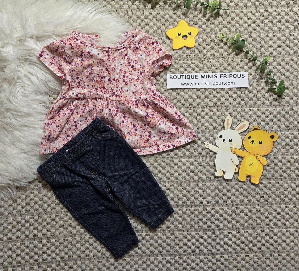 Ens. 2 pièces / 3-6 mois