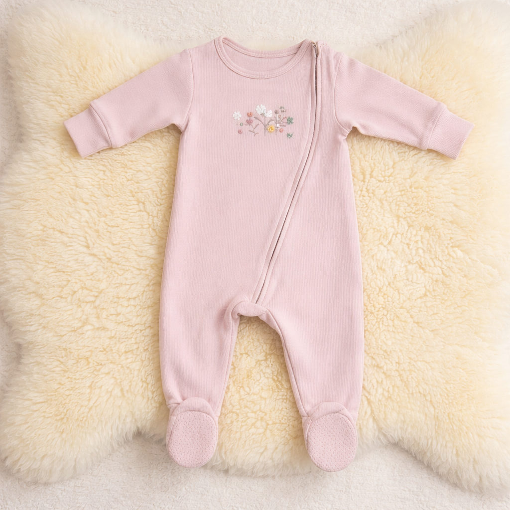 Pyjamas fleurs / 6 mois