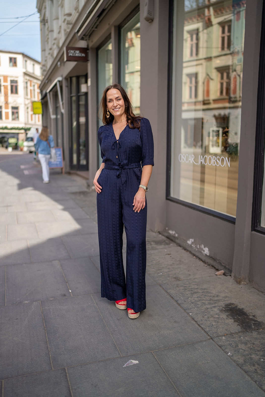 Cecilia buksedress, navy