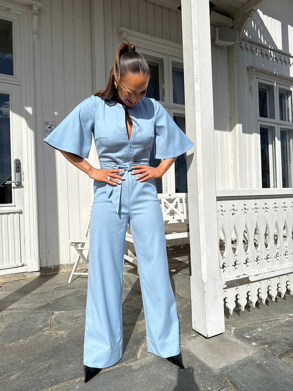 Miniatyrbilde: Ophelia buksedress, blå