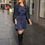 Miniatyrbilde: Nina Tee kjole, navy