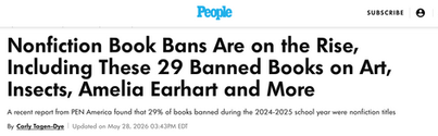 Two of Harris's Books Banned in Public Schools According to PEN