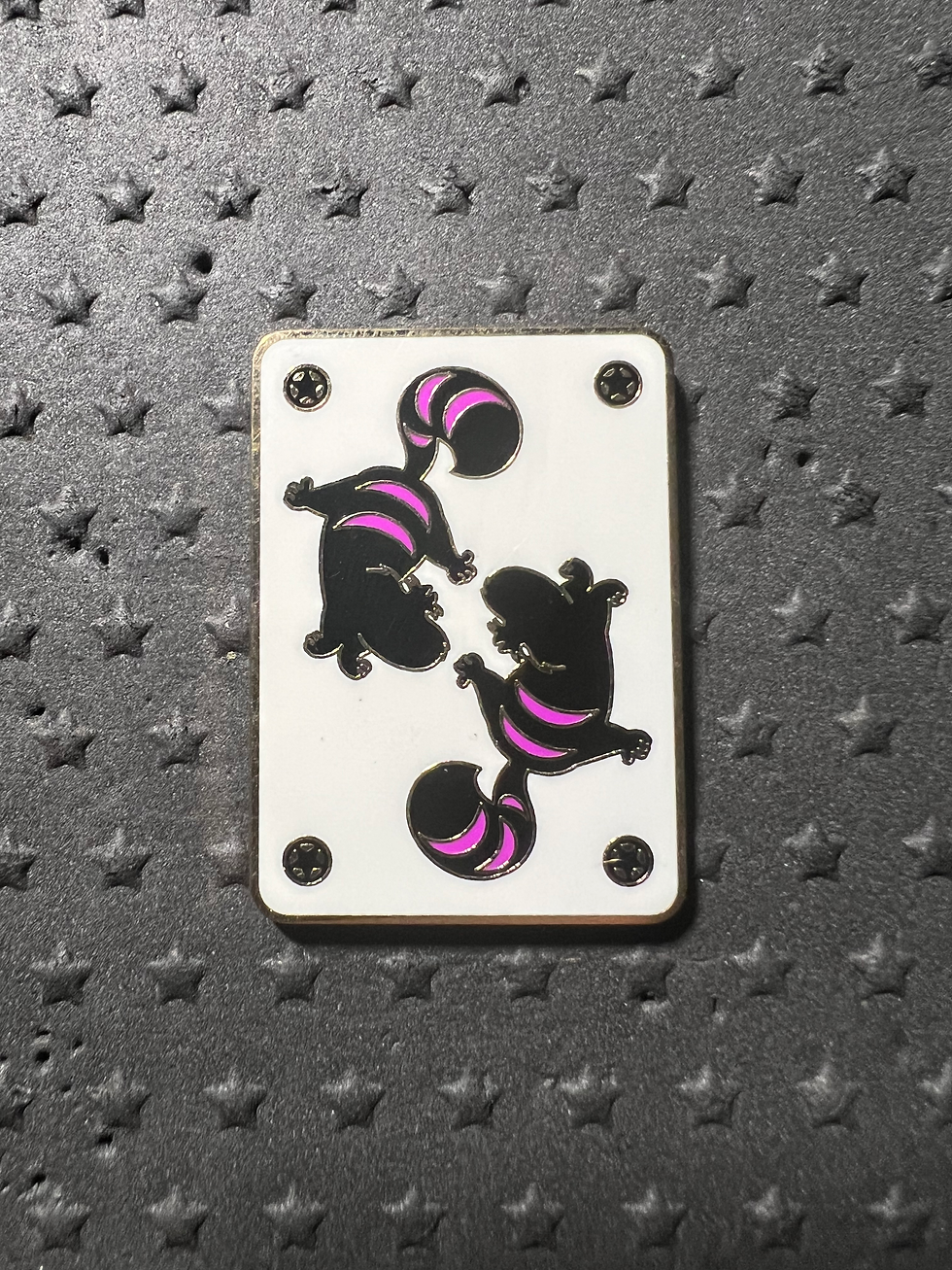 Disney Loungefly Alice In Wonderland Playing Card Mystery Cheshire Cat