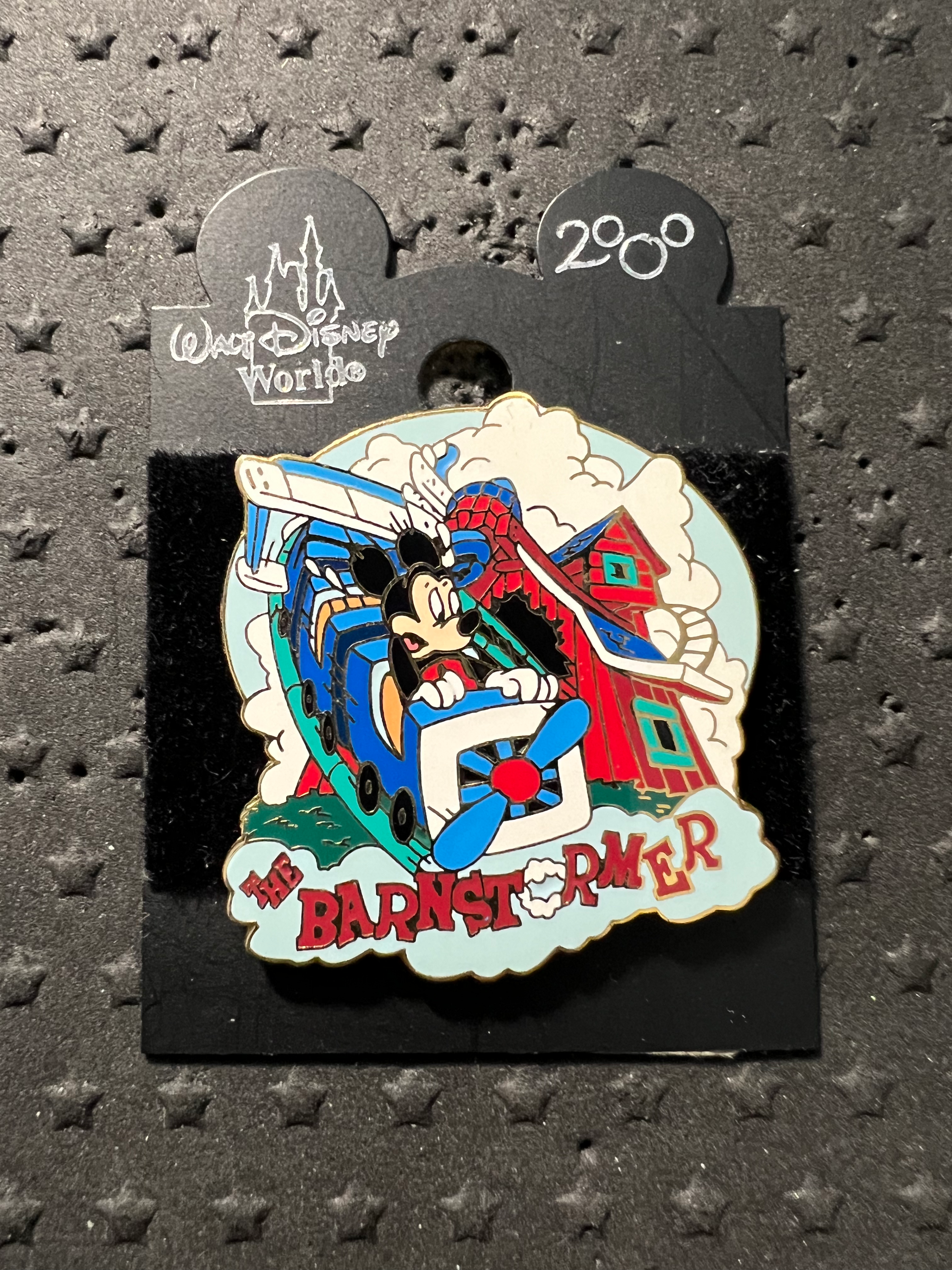 Disney Countdown To Pin Celebration Attraction The Barnstormer Mickey Pin