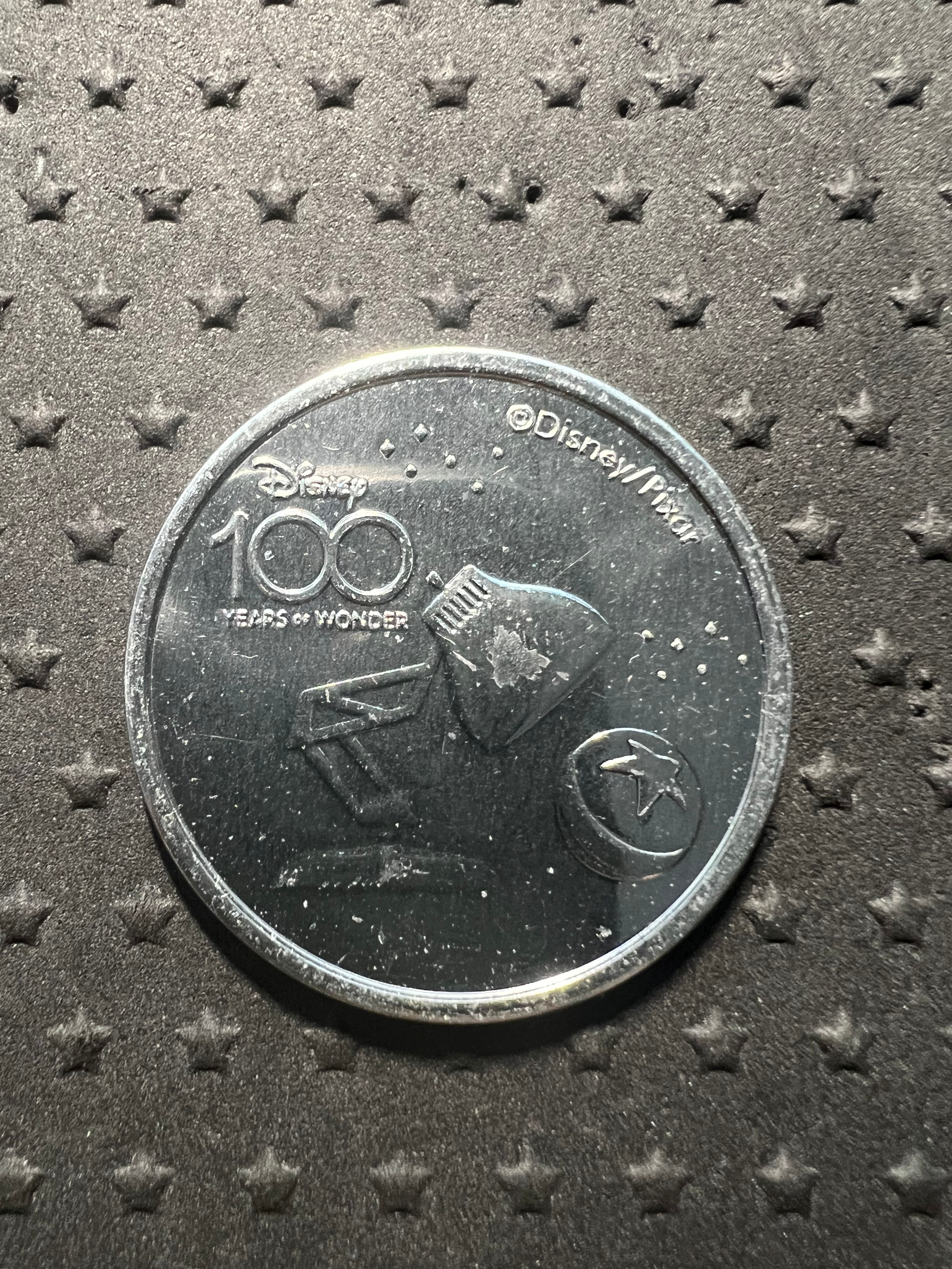 Disney 100 Years Of Wonder Medallion Collection Coin Pixar Ball Luxo Jr.