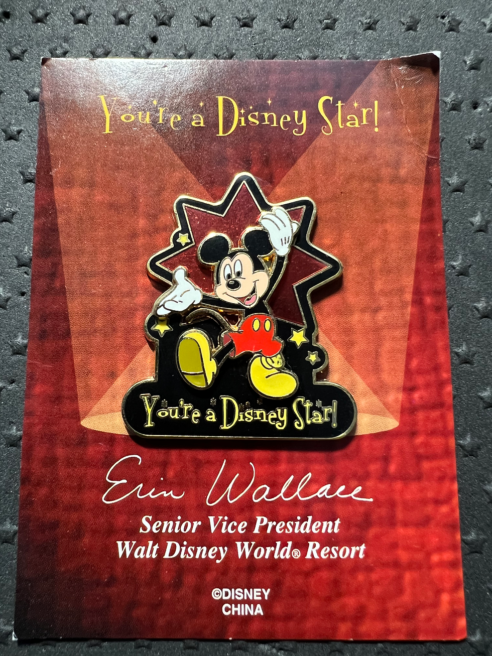 Walt Disney World Senior Vice President Exclusive “Thank You For Exciting Magic”