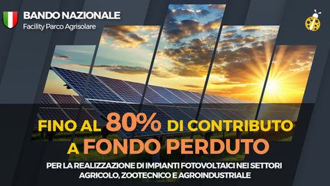 Facility Parco Agrisolare, pubblicati l’avviso e il regolamento della nuova misura