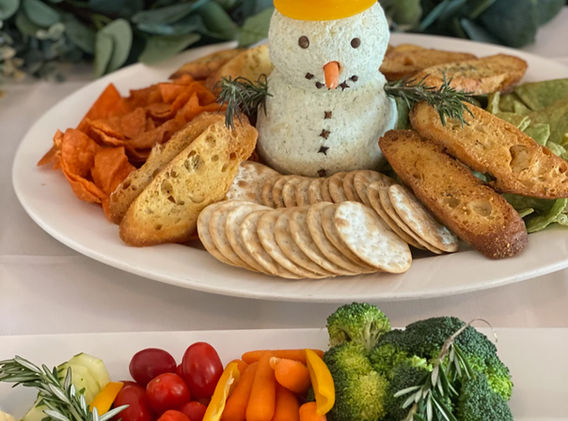Snowman Cheeseball
