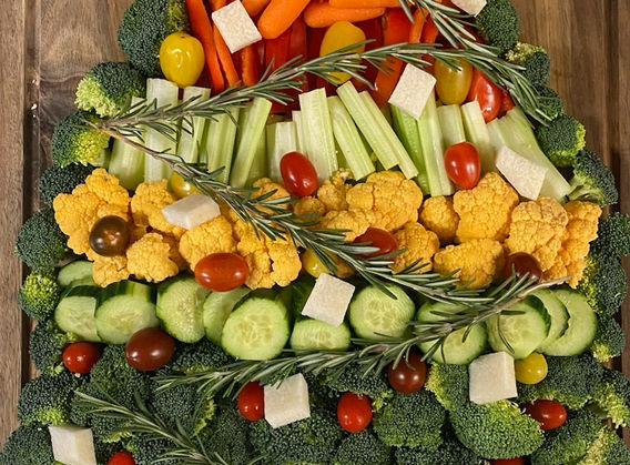 vegetable Christmas tree