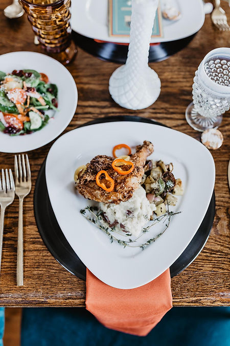 Plated Dishes for Wedding Rception