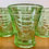 Thumbnail: Sowerby Green Art Deco Jug and Tumbler Set *SOLD*
