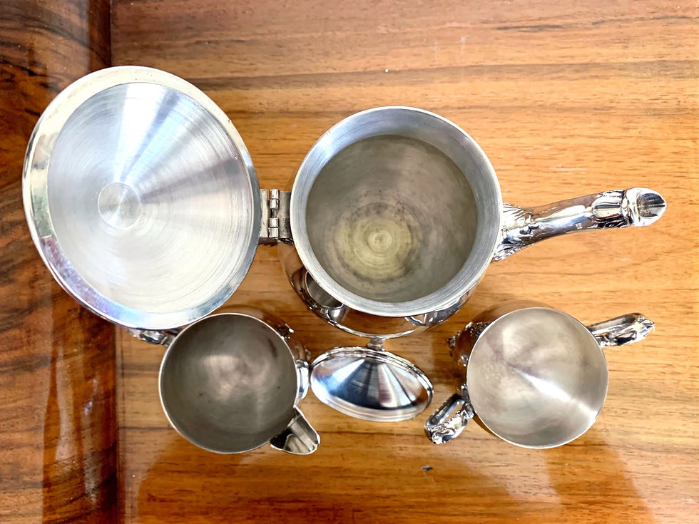 Thumbnail: Silver-plated Tea Set