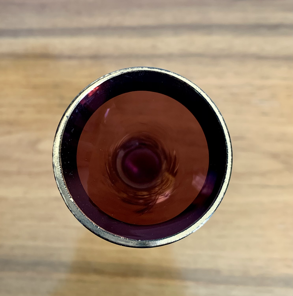 Thumbnail: Red Murano Bohemian Bud Vase