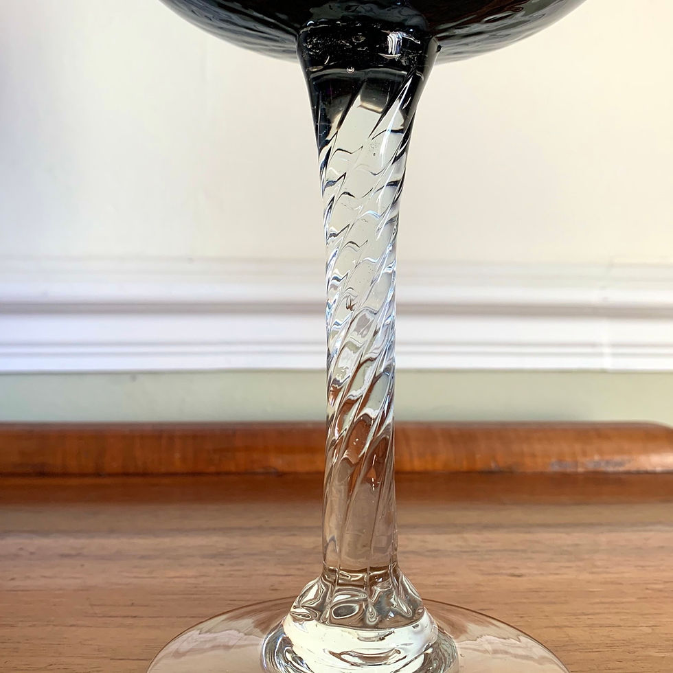 Thumbnail: Purple Empoli Balloon Glass and Vase