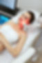 Red Led Light Treatment. Woman Doing Facial Skin Therapy .jpg