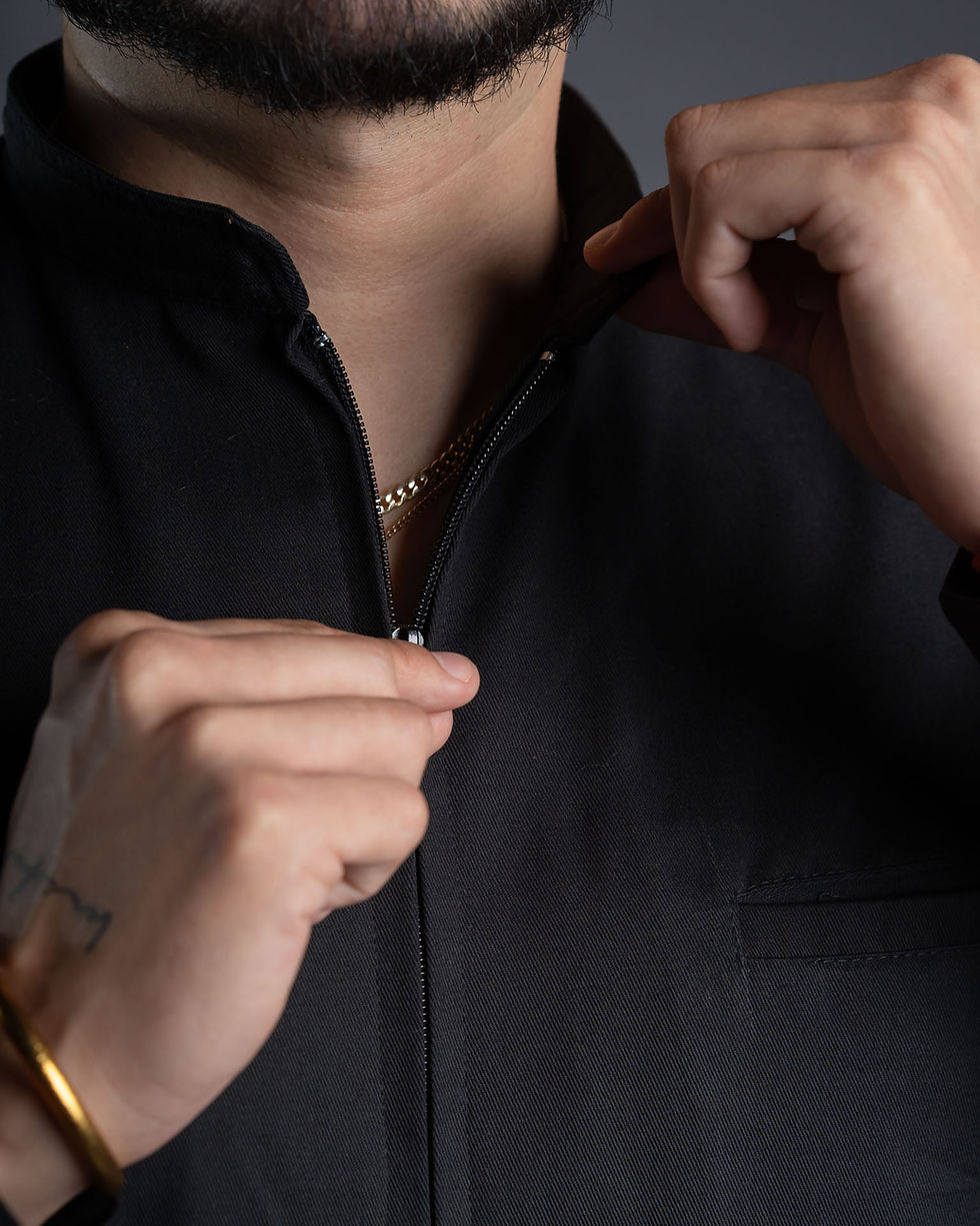 Miniatura: Camisa de Servicio Cierre Hombre