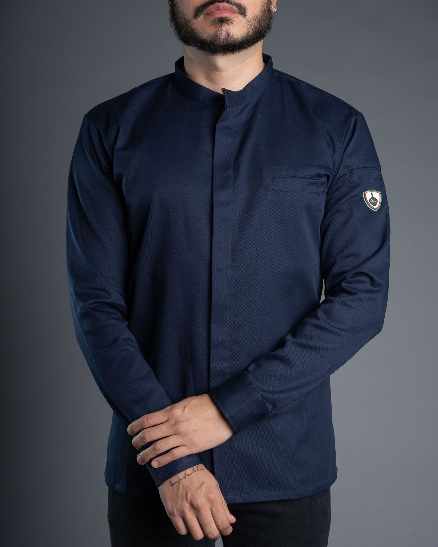 Camisa de Servicio Gabardina Hombre