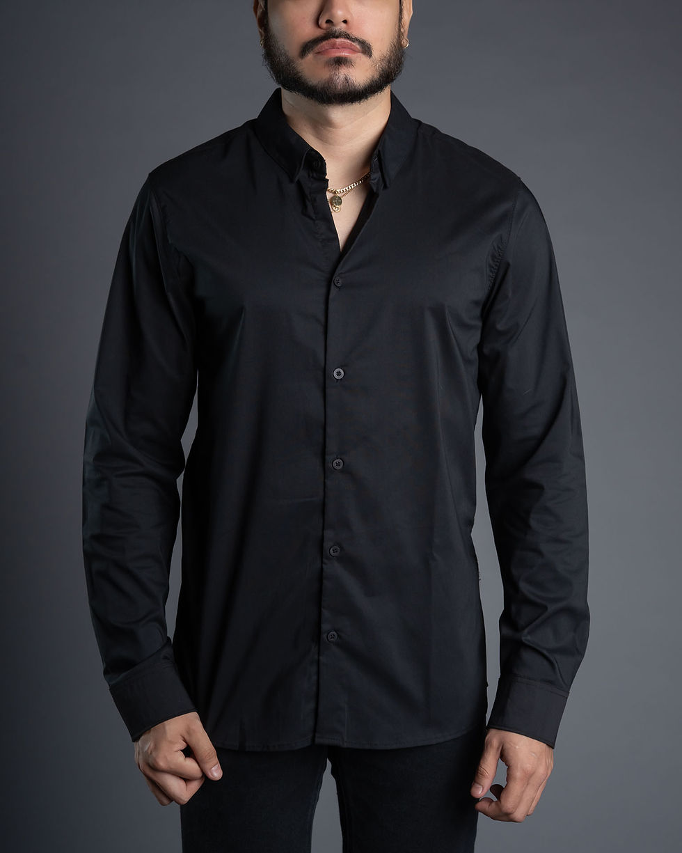 Miniatura: Camisa de Vestir Manga Larga Hombre