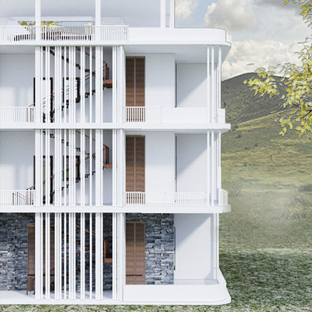 Проект жилого трёхэтажного дома по Васту