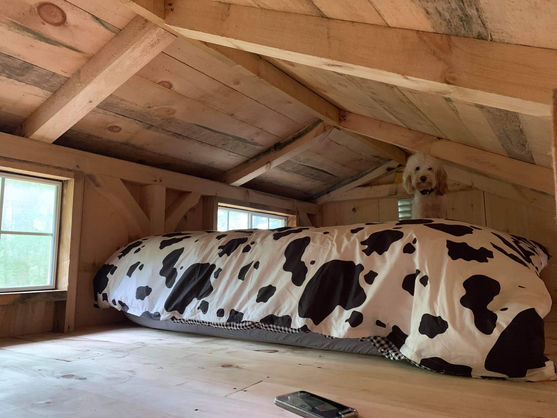 Sleeping area Inside The Tremblant Shed