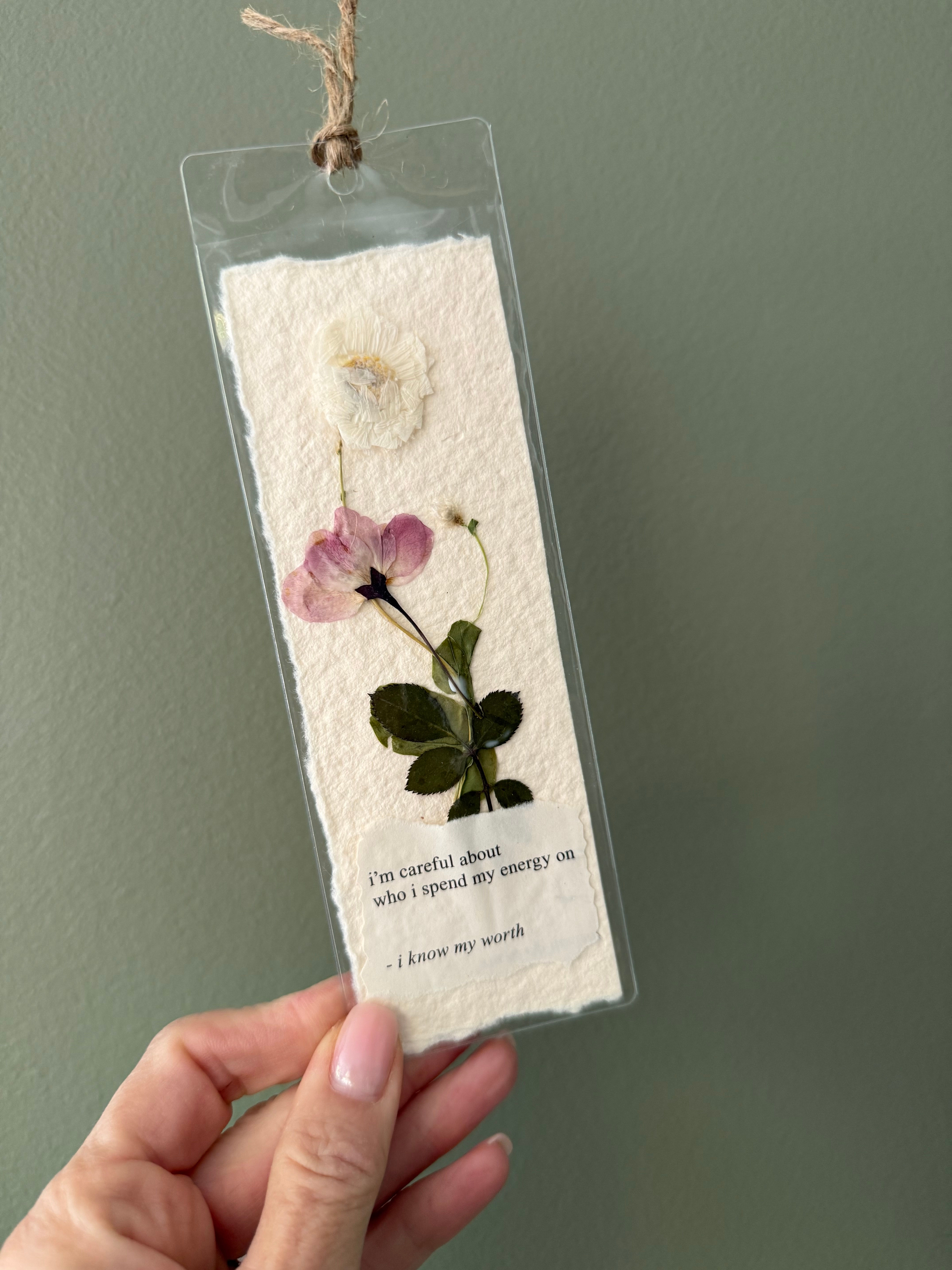 No.29 Bespoke Wildflower Bookmark