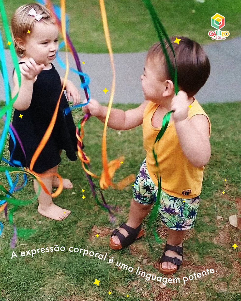 A criança aprende com o corpo inteiro