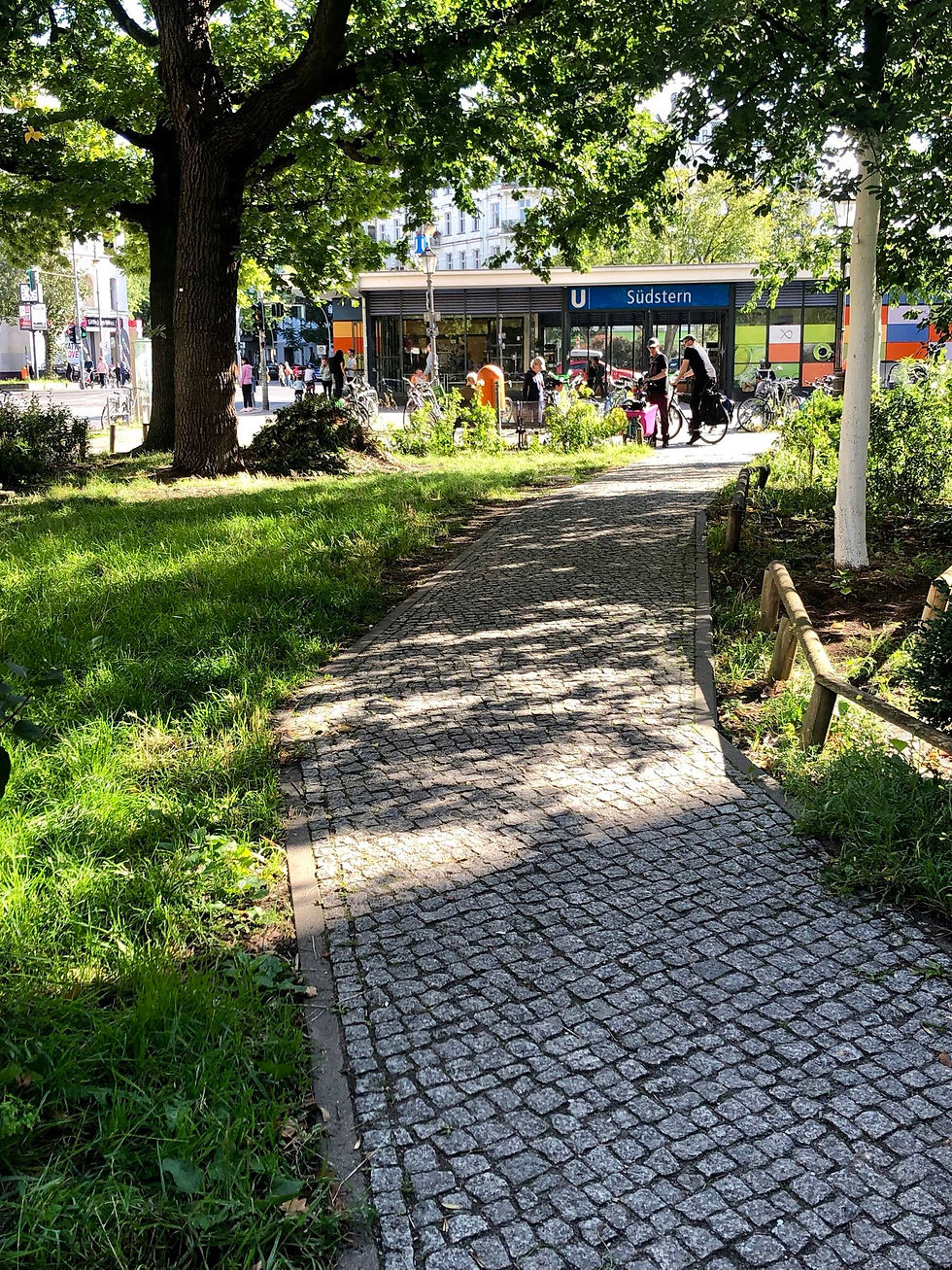 Gepflasterter Weg