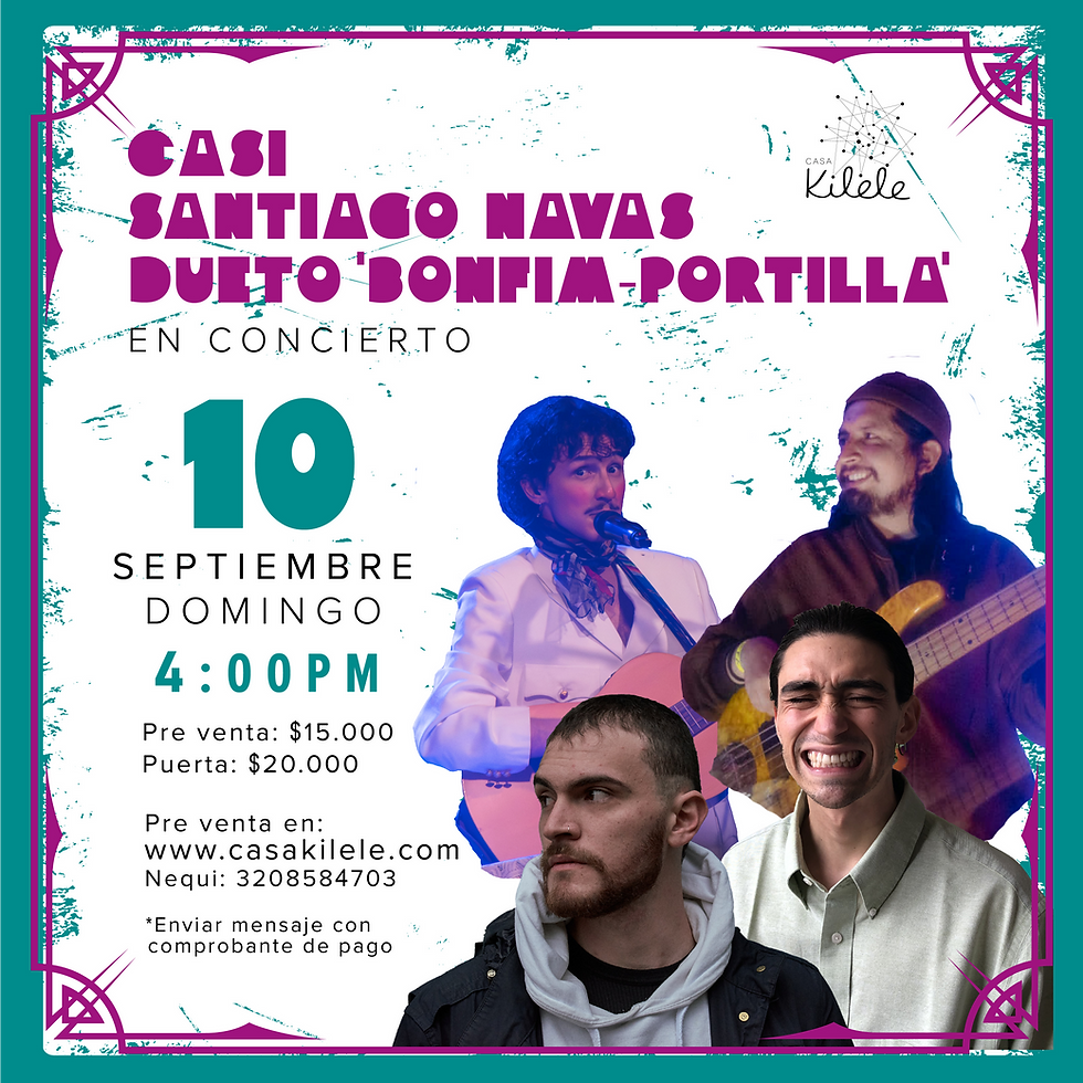 CASI, SANTIAGO NAVAS Y DUETO 'BONFIM-PORTILLA'