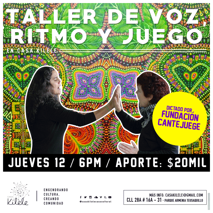 Taller de Voz, Ritmo y Juego con la Fundación CanteJuegue