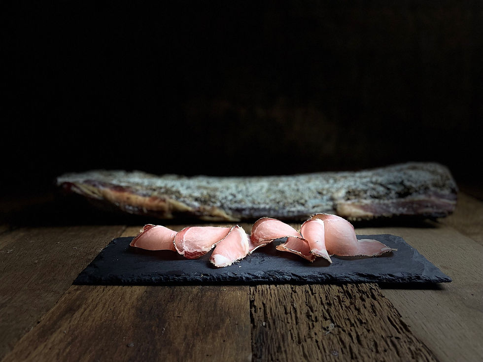 Thumbnail: Faux-filet de porc séché (59,90.-/kg)