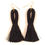 Thumbnail: Pippa Tassel Earring in Black