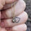 Thumbnail: 9 ct gold Mini skull Lethe pendant