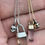 Thumbnail: 9 ct gold Mini skull Lethe pendant