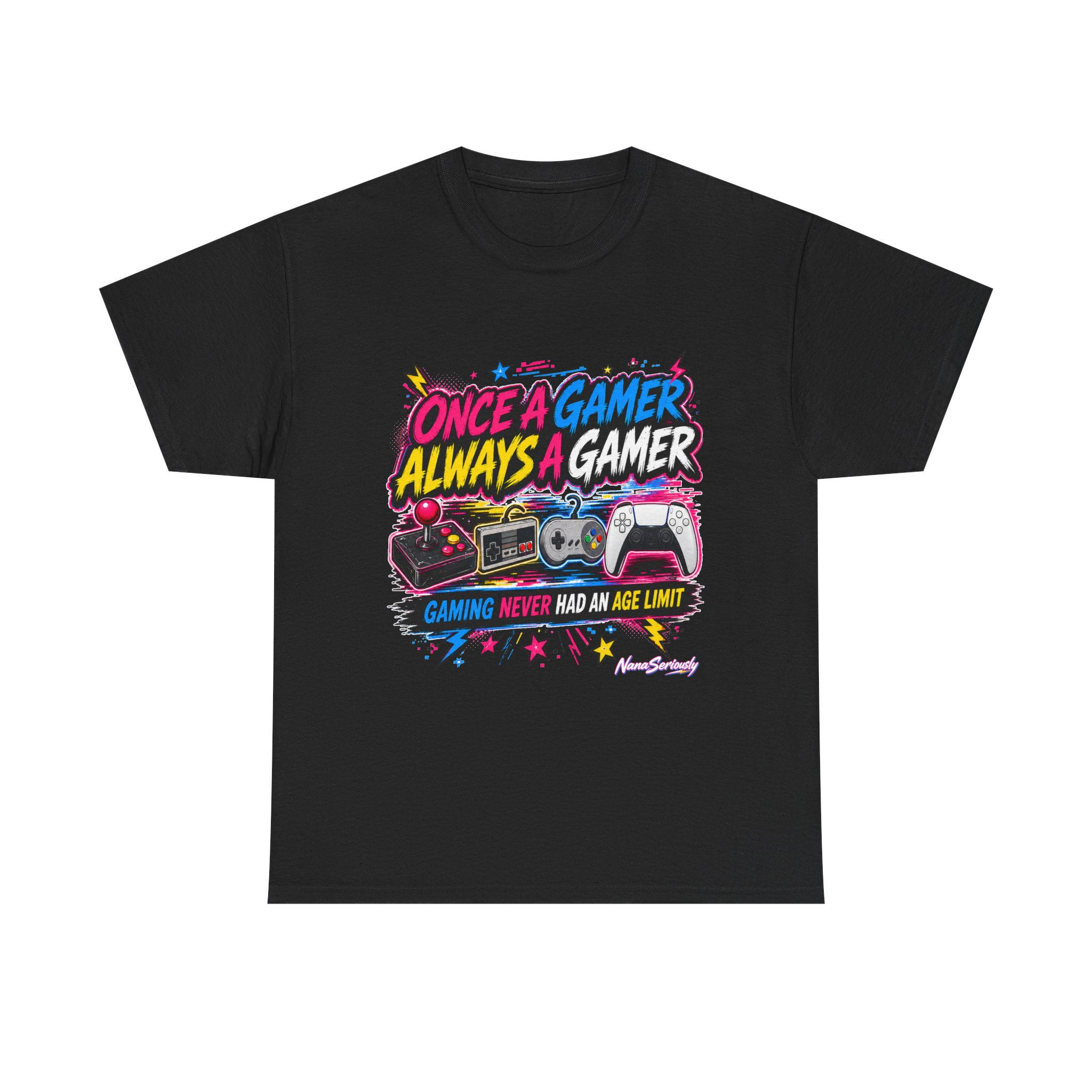 Once a Gamer Always a Gamer Timeline T-Shirt