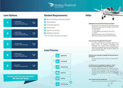 Steps for flight training loan