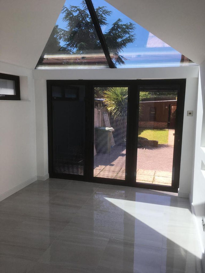Black Multi Fold Door