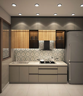 3D Interior - Kitchen Option for Residence