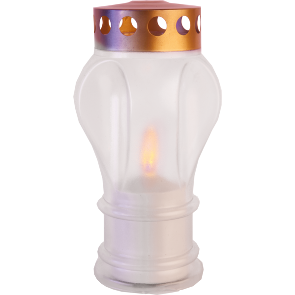 Miniatyrbild: Batteriljus, gravljus Serene frostad - 500 timmar