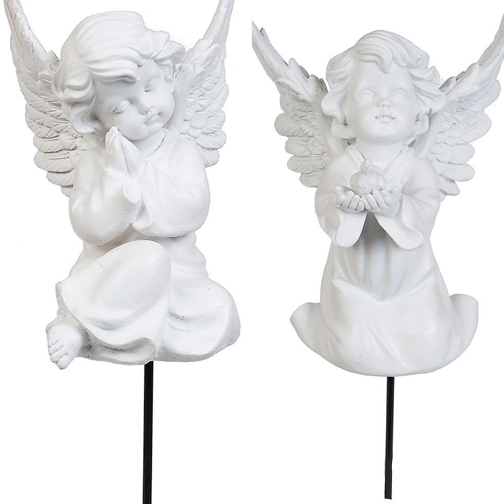 Ängel sticks i polystone - 16 cm