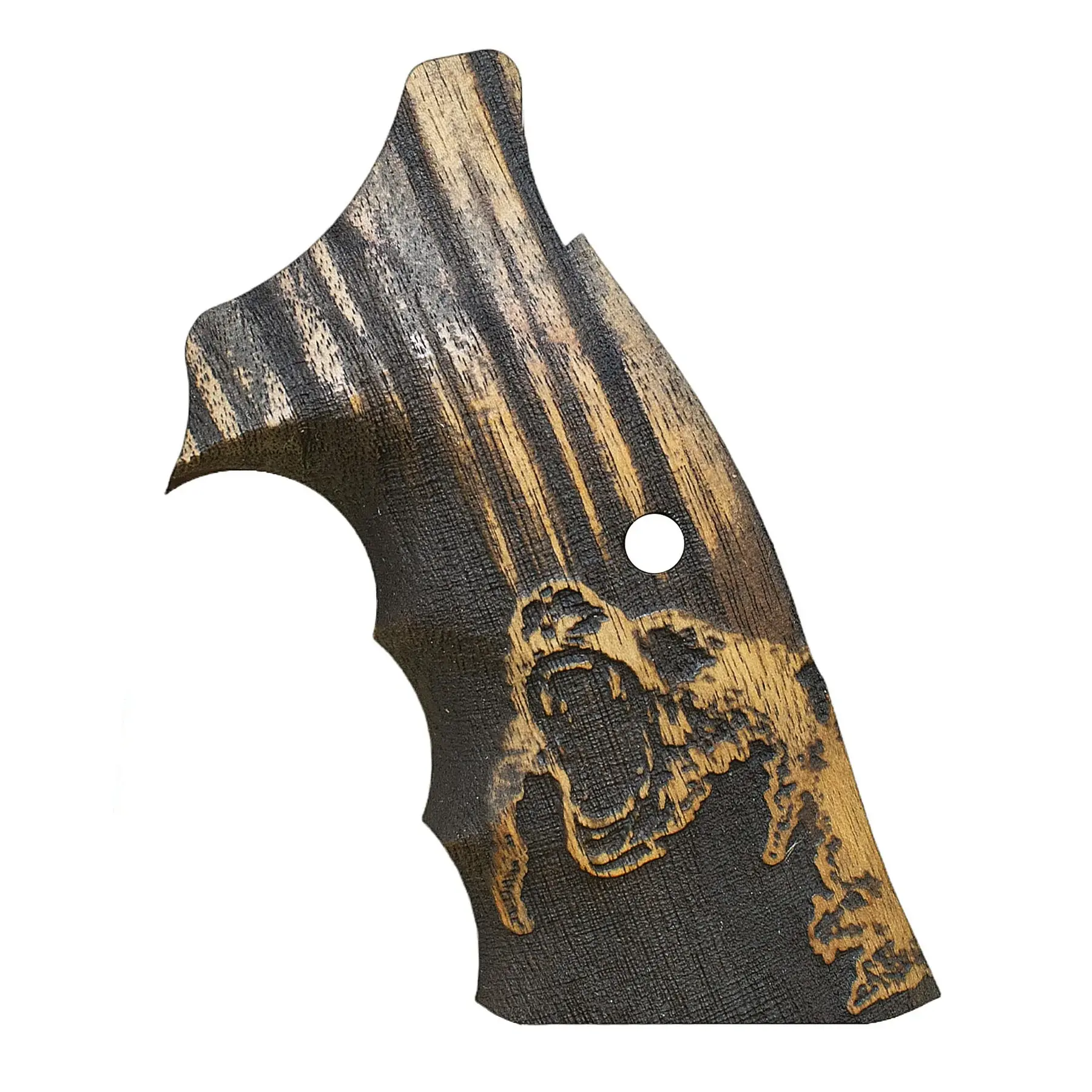 S&W K L - X .38 .357 Frame Open Back Round Butt Grip