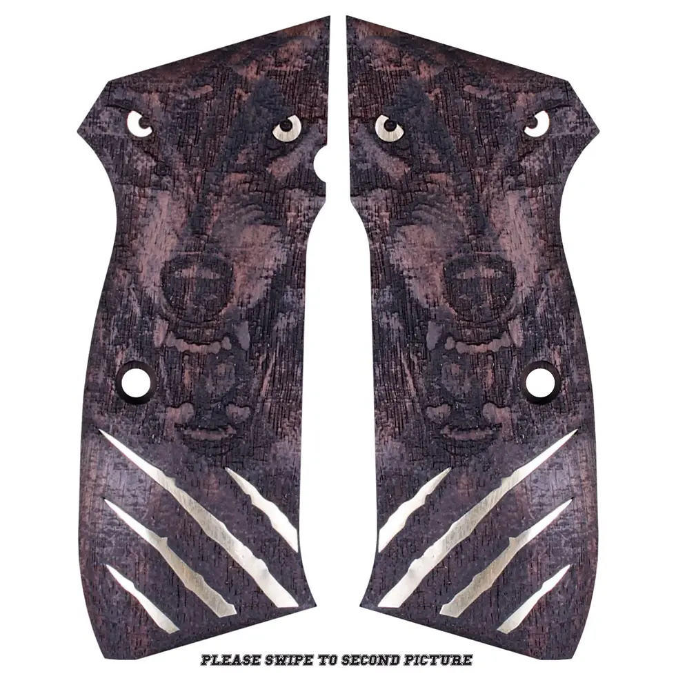 CZ 75B 85B  SP-01 Walnut Wood Grips