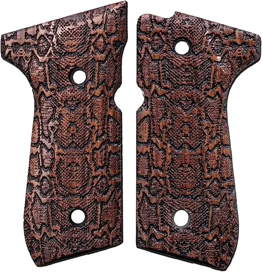 Beretta 92 FS 92F 92A1 92 A1 96 98 M9 M9A1 Wood Grips