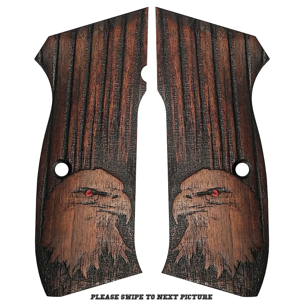 CZ 75B 85B  SP-01 Walnut Wood Grips