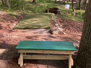 Benches Added by White Tees of Holes 10 and 14