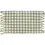 Thumbnail: Green gingham rug with tassels, laid flat.