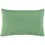 Thumbnail: Back view of solid sage green fabric pillow.