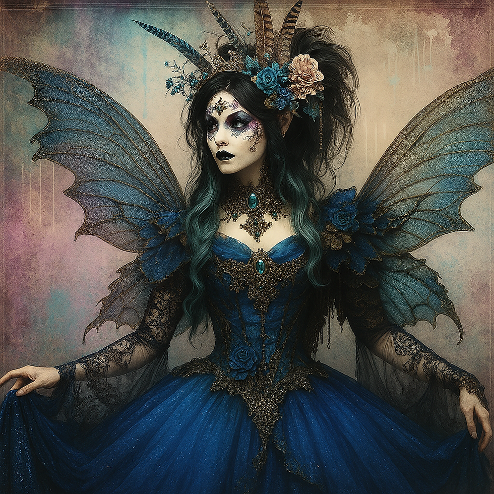 The Midnight Enchantress Greeting Card