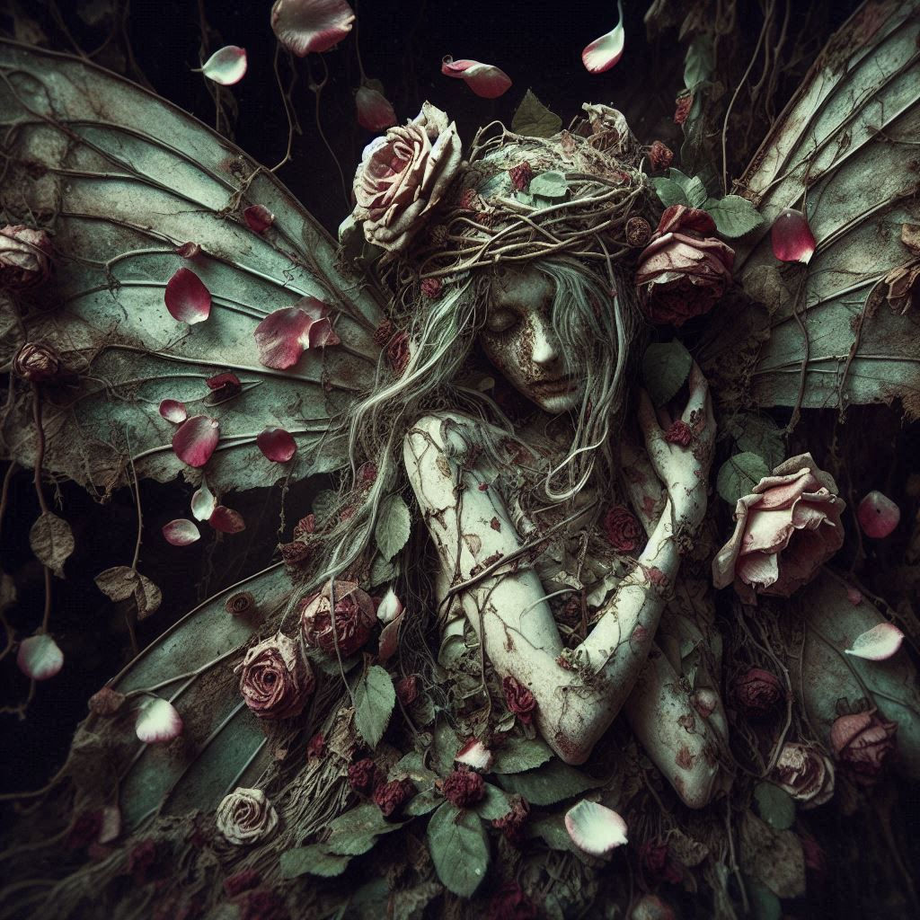 Enchanted Garden Fairy Greeting Card.