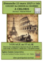 Voyage en Italie, le 23/03/2025 à 16h à Asnières sur Seine